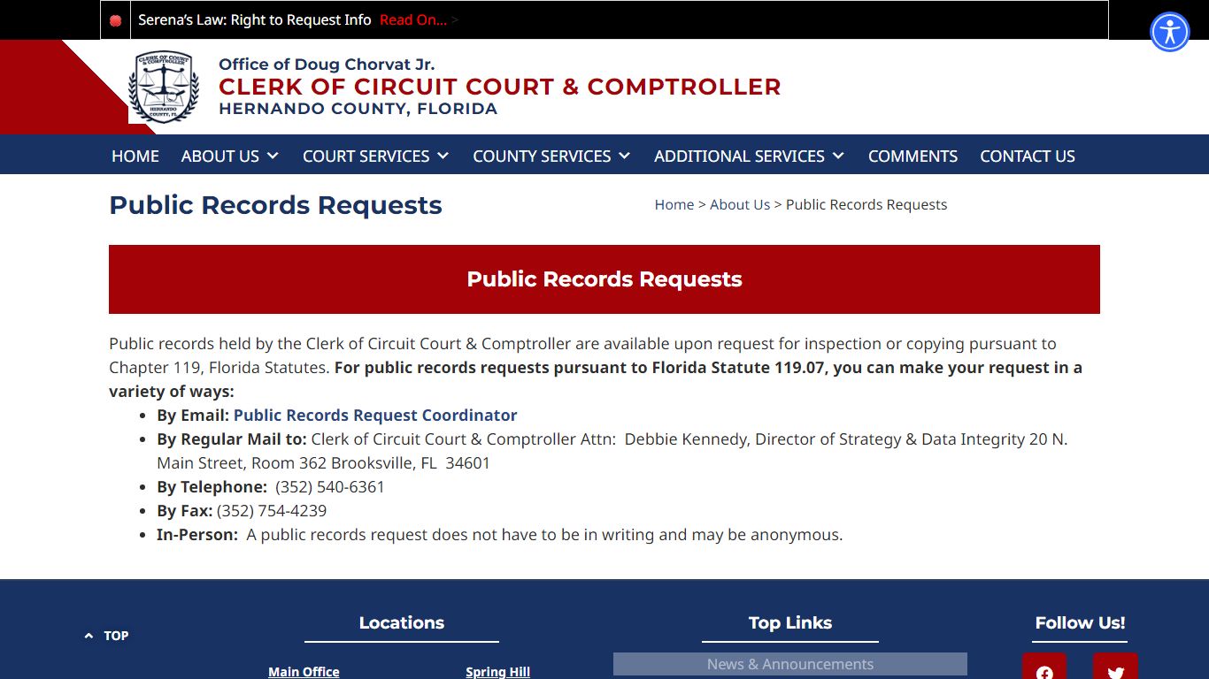 Public Records Requests – Hernando County Clerk of Circuit Court ...